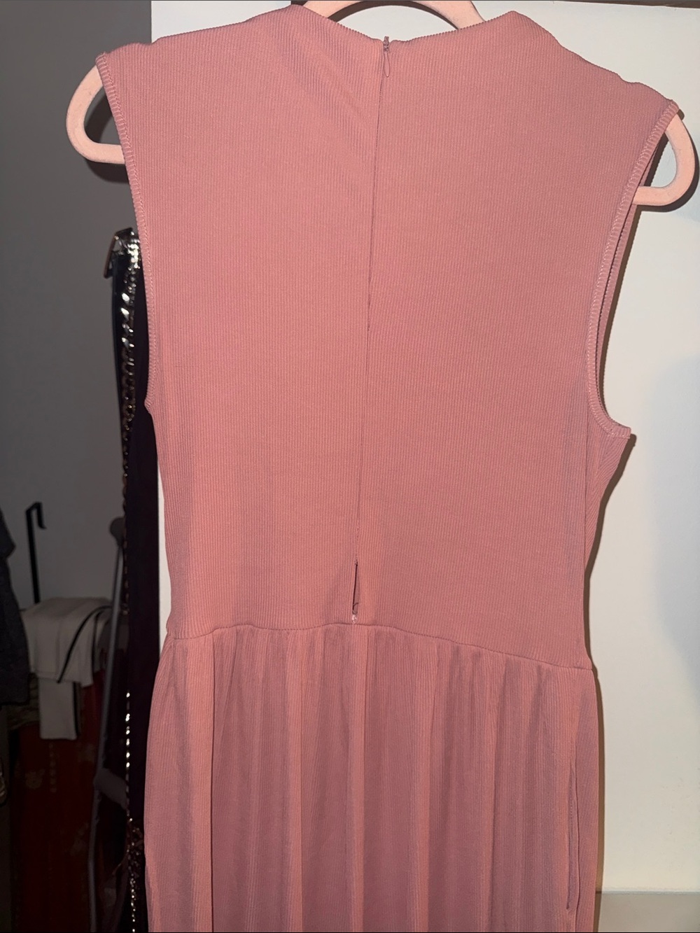 Sleeveless Maxi Dress in Dusty Rose - Picture 6 of 11